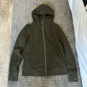 Lululemon olive green zip up